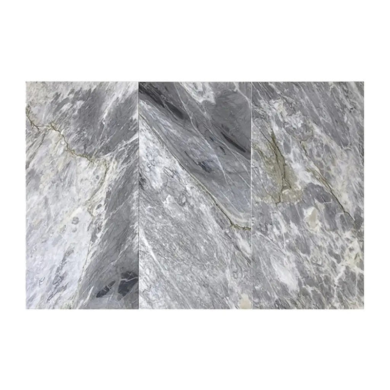 Gray 12x24 Honed Calacatta Bluette Marble Large Format Tile (5 pack, 10 sq ft/case) by Apollo Tile