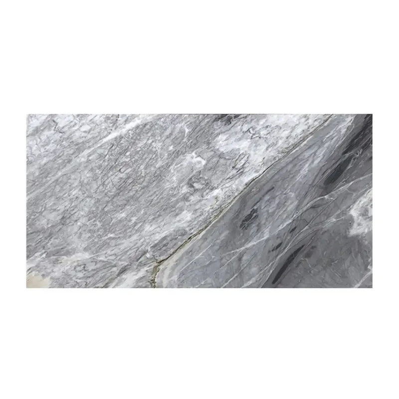 Gray 12x24 Honed Calacatta Bluette Marble Large Format Tile (5 pack, 10 sq ft/case) by Apollo Tile