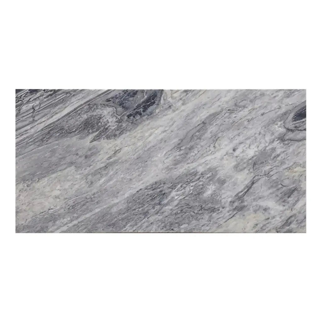 Gray 12x24 Polished Calacatta Bluette Marble Large Format Tile (5 pack, 10 sq ft/case) by Apollo Tile