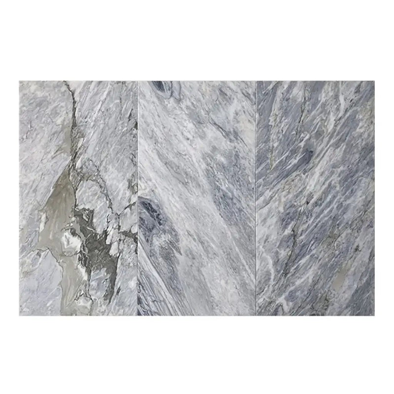Gray 12x24 Polished Calacatta Bluette Marble Large Format Tile (5 pack, 10 sq ft/case) by Apollo Tile
