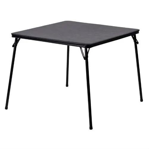Black Multi-Purpose Folding Table - Great for Playing Card Games or Poker Table by HomePacific