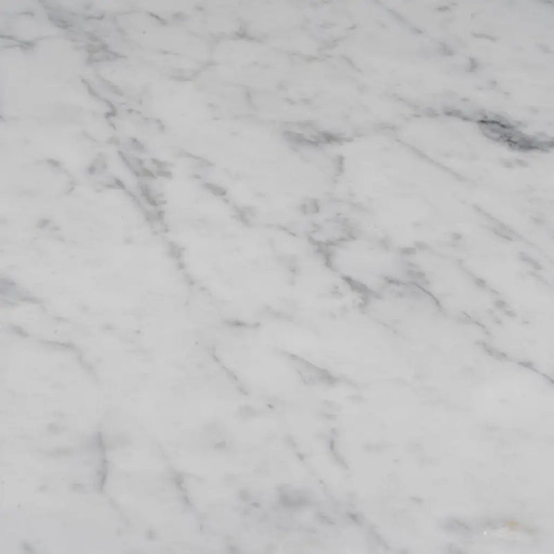 White 12x12 Polished Field Bianco Carrara Marble Tile (10 pack, 10 sq ft/case) by Apollo Tile