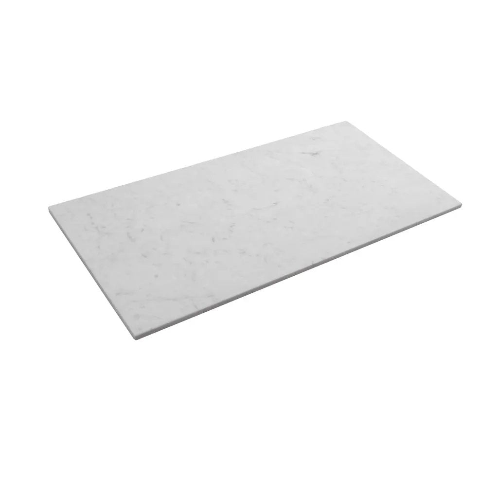 White 12x24 Polished Field Bianco Carrara Marble Tile (5 pack, 10 sq ft/case) by Apollo Tile