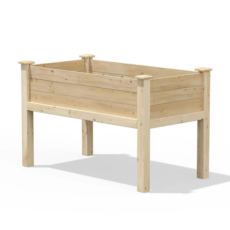 Farmhouse 24-in x 48-in x 31-in Cedar Elevated Victory Garden Bed - Made in USA by HomePacific
