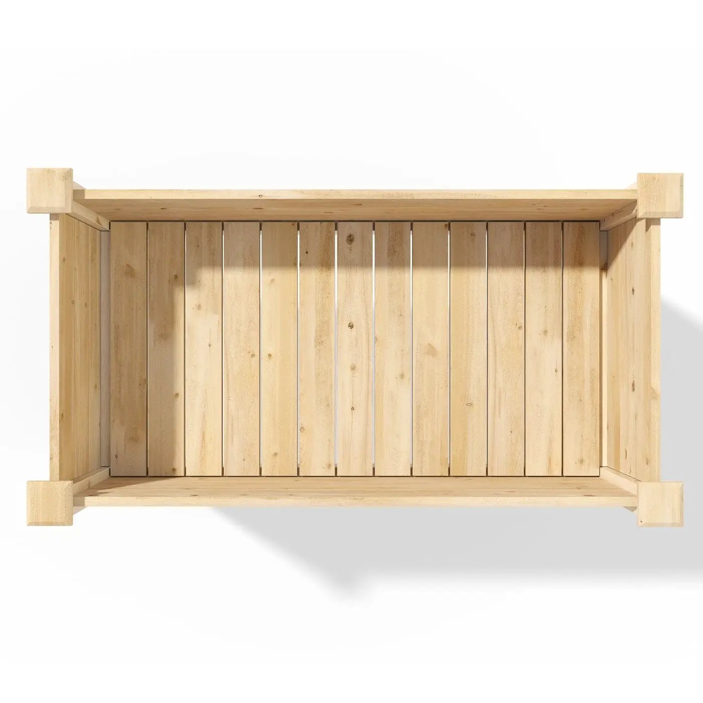 Farmhouse 24-in x 48-in x 31-in Cedar Elevated Victory Garden Bed - Made in USA by HomePacific