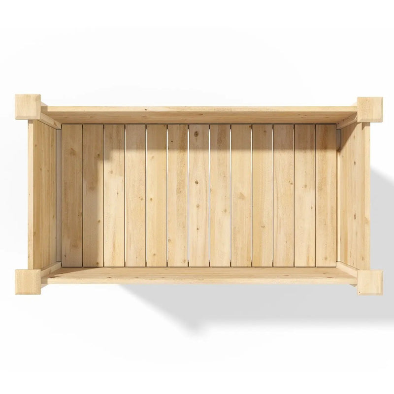 Farmhouse 24-in x 48-in x 31-in Cedar Elevated Victory Garden Bed - Made in USA by HomePacific