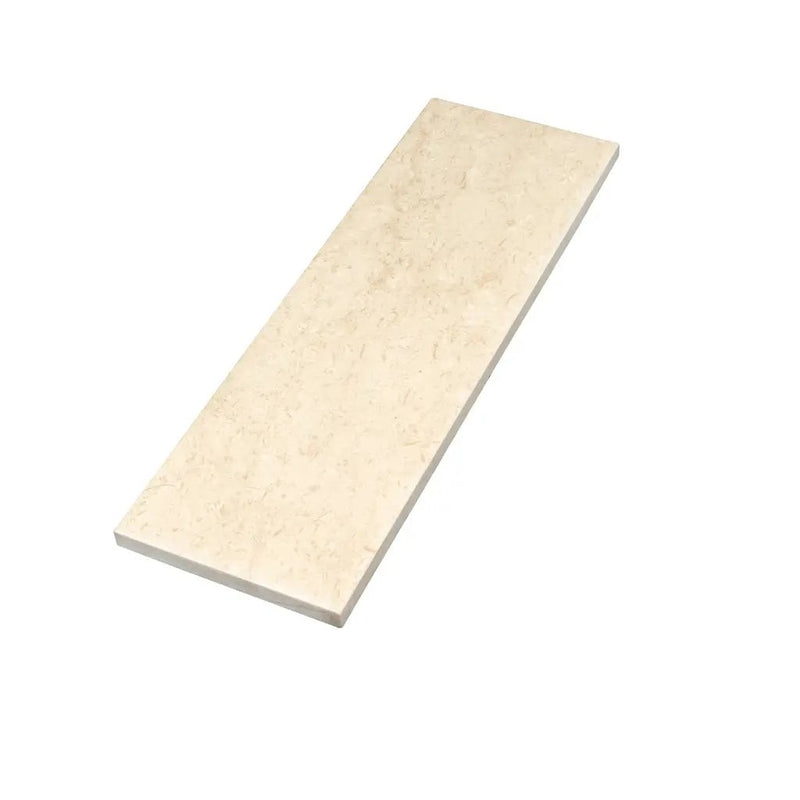 Beige 4x12 Honed Subway Crema Marfil Marble Tile (15 pack, 5 sq ft/case) by Apollo Tile