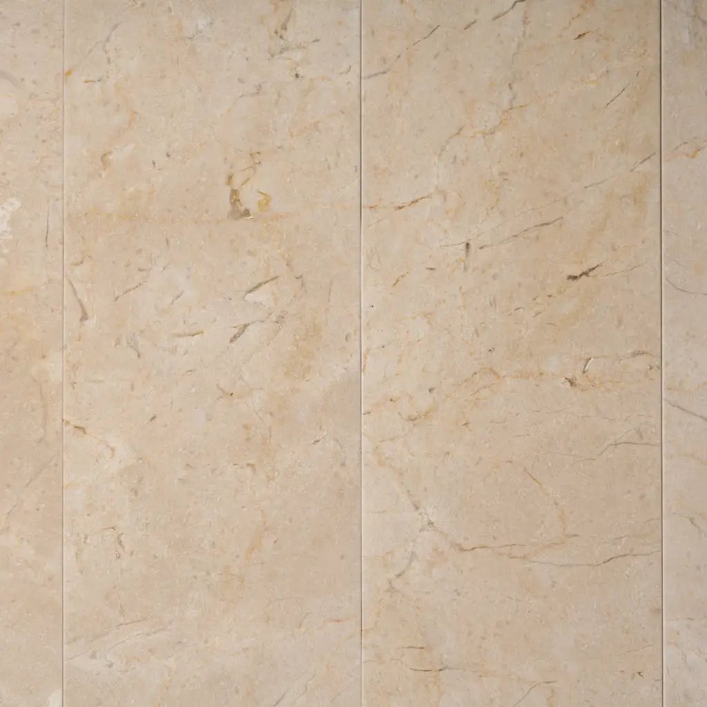 Beige 4x12 Polished Subway Crema Marfil Marble Tile (15 pack, 5 sq ft/case) by Apollo Tile