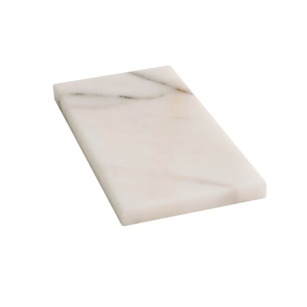 White 3x6 Honed Subway Calacatta Gold Marble Tile (40 pack, 5 sq ft/case) by Apollo Tile