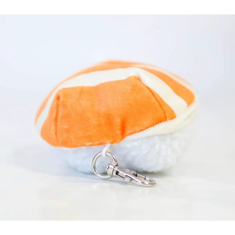 Sushi Plush Keychain 5 Soft Cute Design (Salmon) by Selzalot