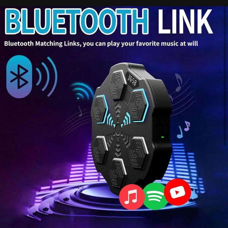 BNANDXC Wall Mounted Smart Bluetooth Music Boxing Trainer, Music Boxing Machine with Boxing Gloves, Electronic Boxing Target Workout Punching by Selzalot