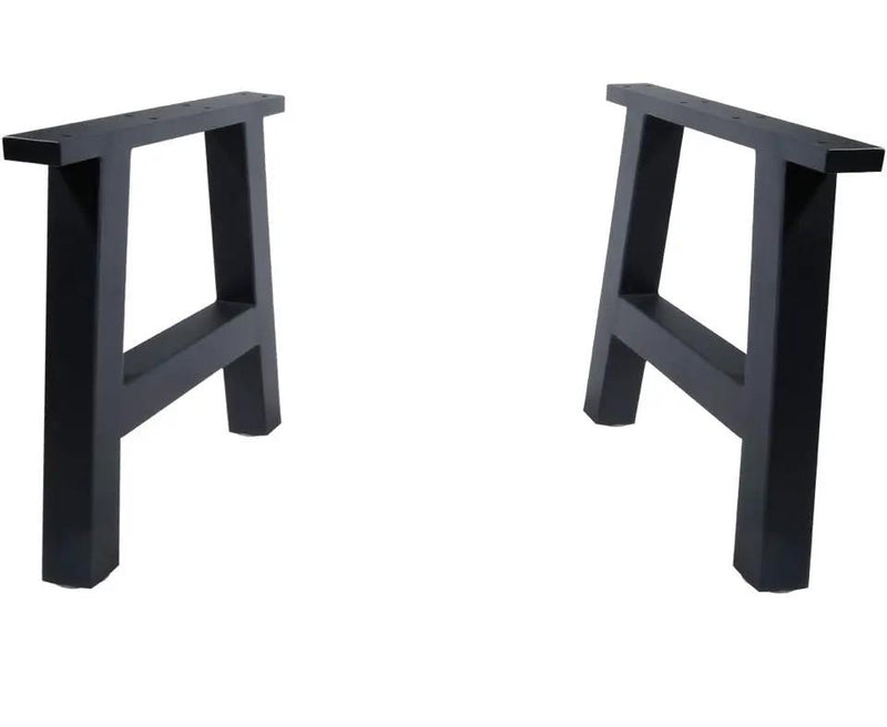 Open Box TC-HOMENY Bench Table Legs 16" Set of 2 Black Coffee Metal Legs Dining Iron Furniture Legs (16 INCH) by Selzalot