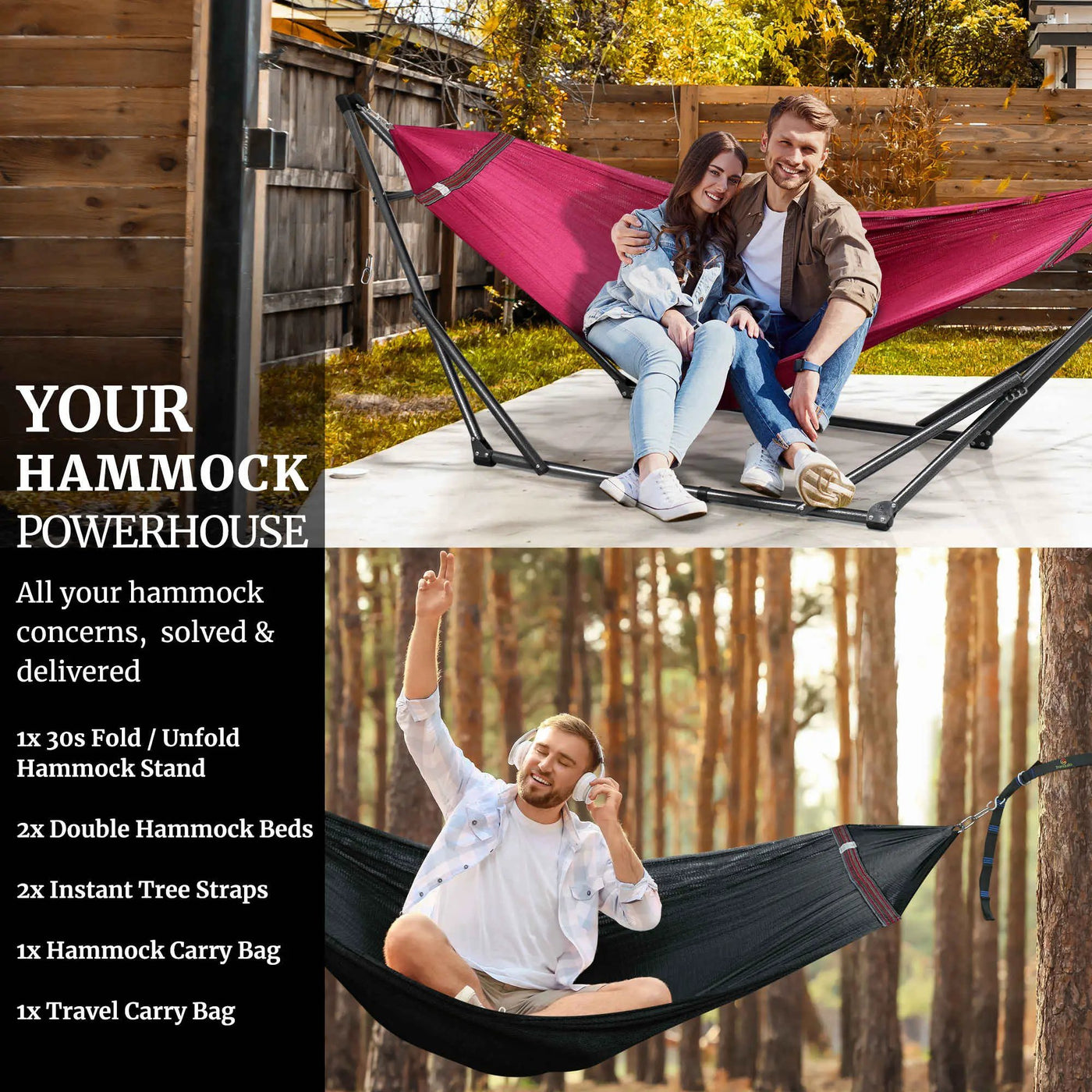 Comfort Set Original Hammock Stand by Megsu