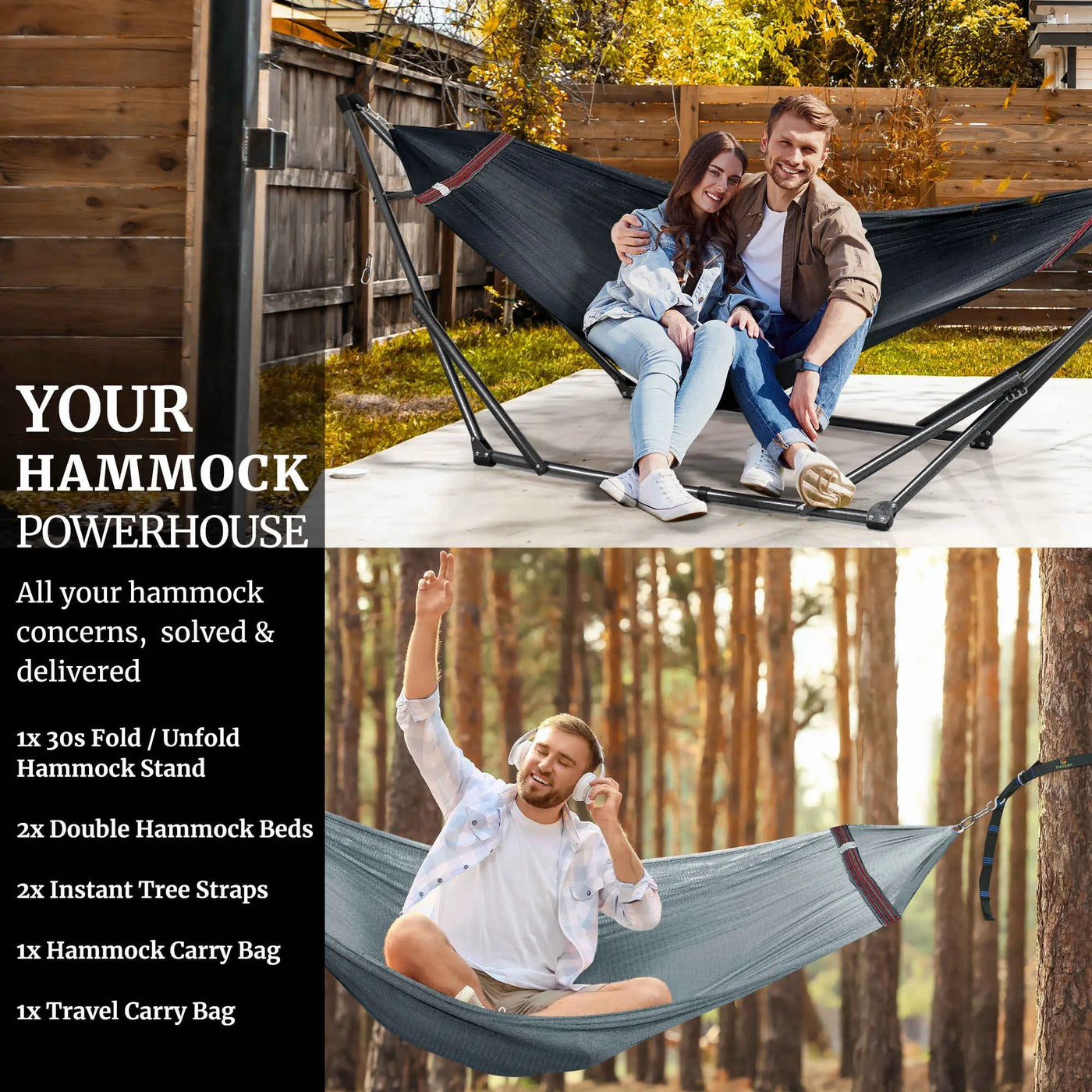 Comfort Set Original Hammock Stand by Megsu