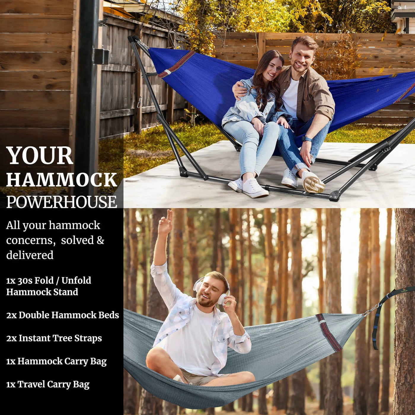 Comfort Set Original Hammock Stand by Megsu