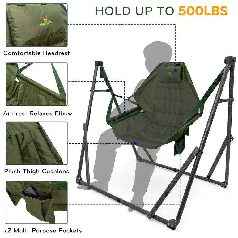 Tranquillo Universal Hammock Chair Set for Ultimate Relaxation by Megsu
