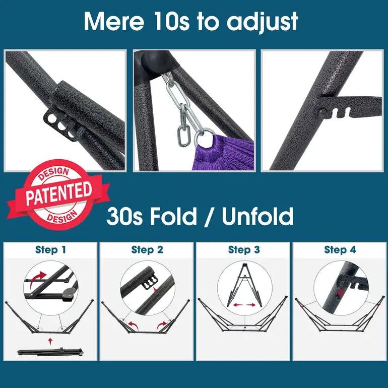 Original Collapsible Hammock with Stand by Megsu
