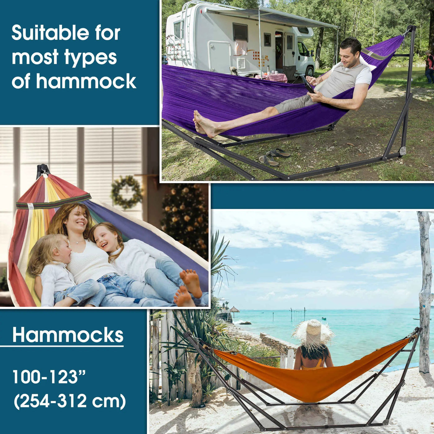 Original Collapsible Hammock with Stand by Megsu