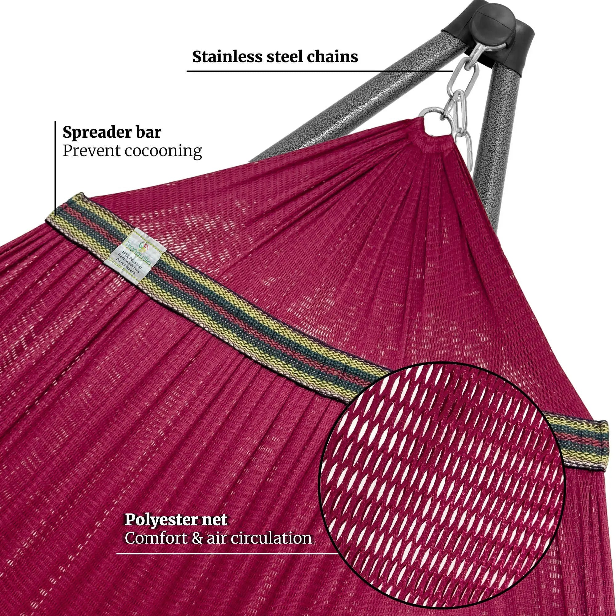 Tranquillo Comfort Set Original Hammock Stand for Ultimate Relaxation by Megsu