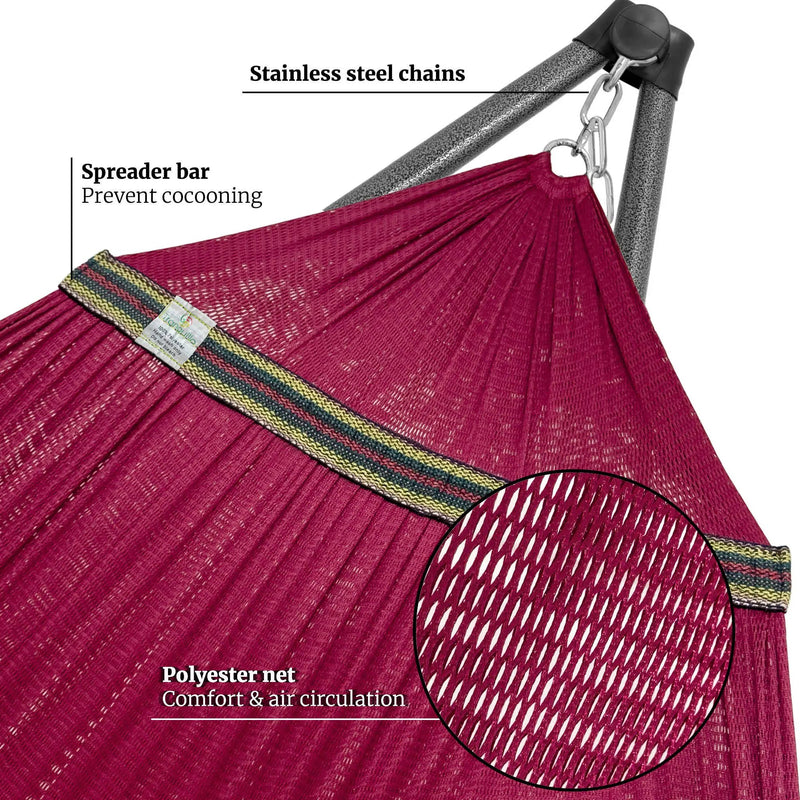 Tranquillo Comfort Set Original Hammock Stand for Ultimate Relaxation by Megsu