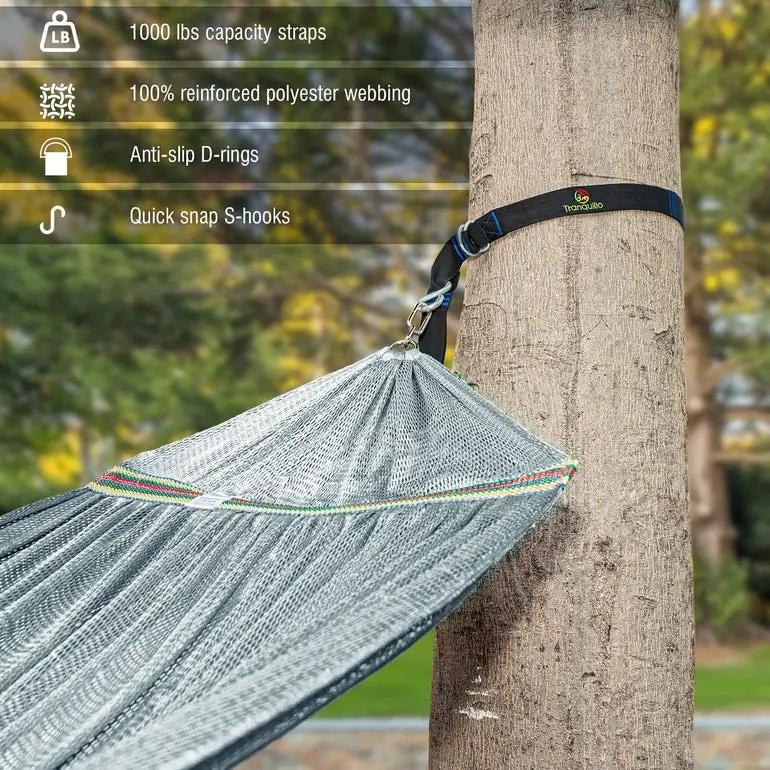 Tranquillo Universal 2-Person Double Hammock for Ultimate Relaxation by Megsu