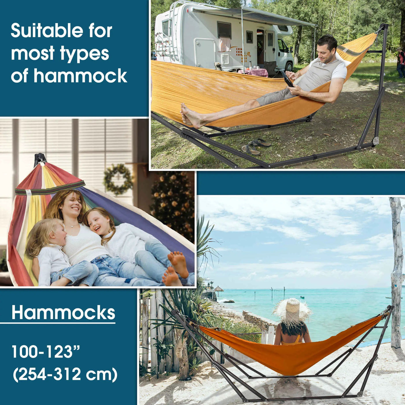 Original Collapsible Hammock with Stand by Megsu