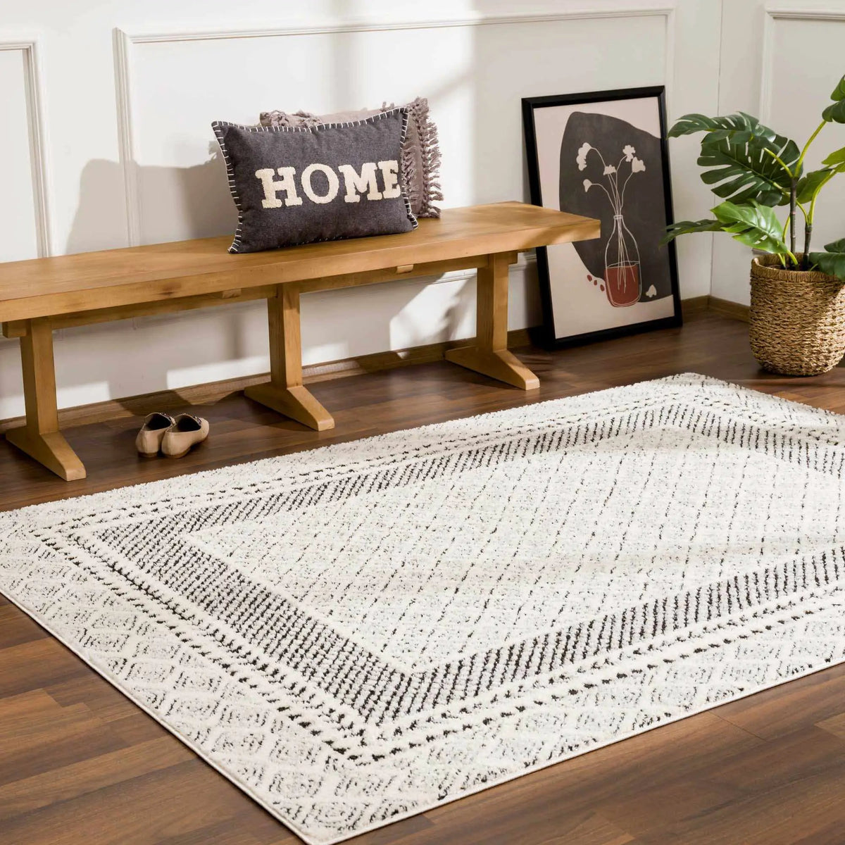 Julio Area Rug, installed in a room 6
