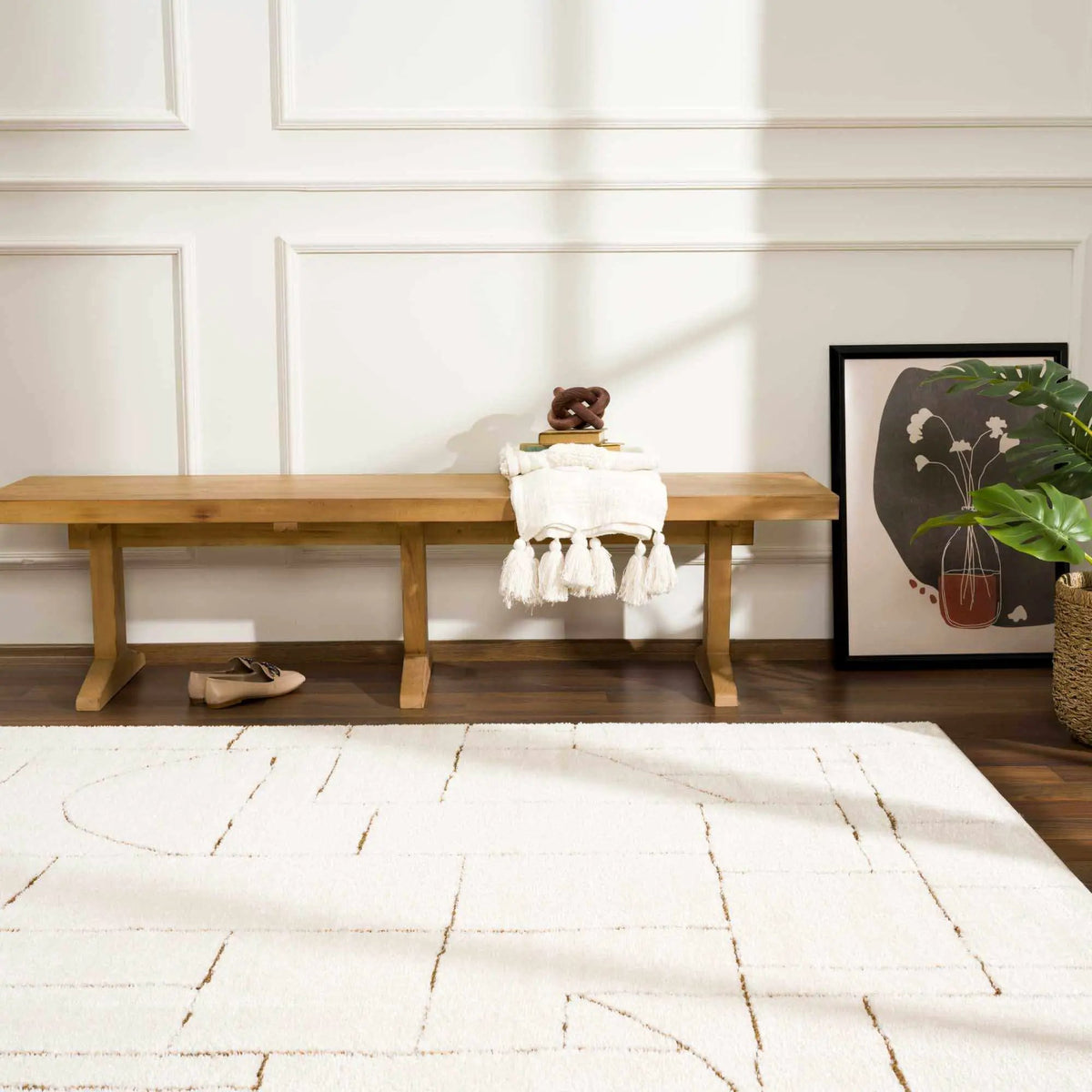 Keats Area Rug, installed in a room 5