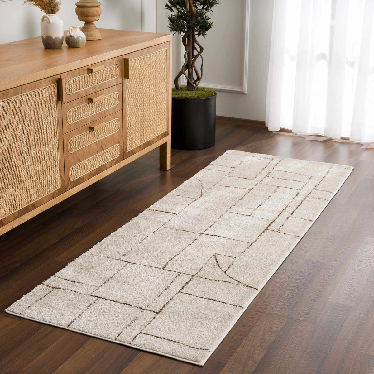 Keats Area Rug, installed in a room 3