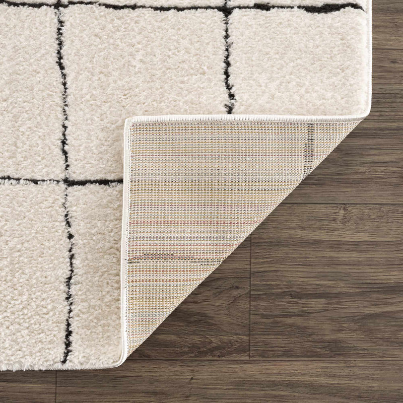Keanu Black & White Area Rug - Clearance by Boutique Rugs