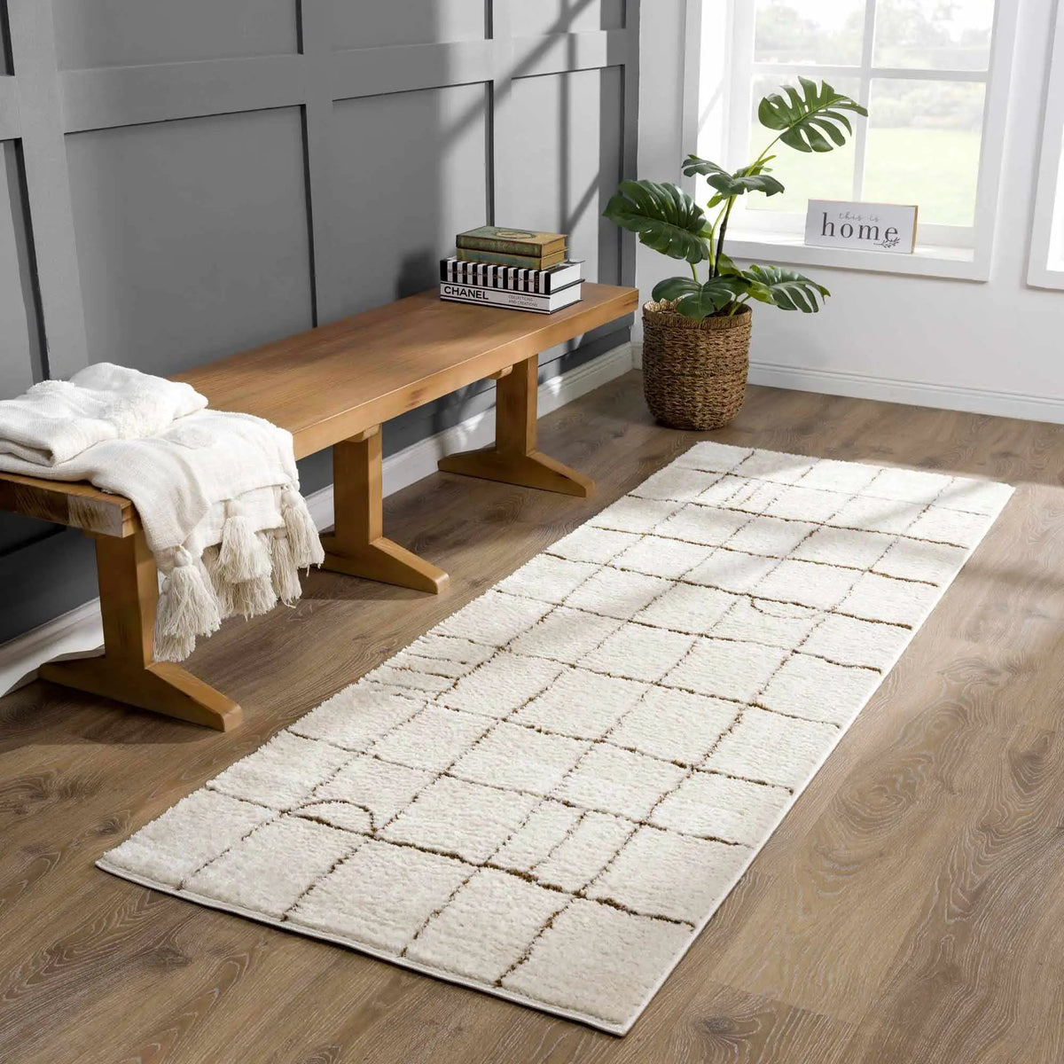 Keanu Area Rug, installed in a room 3