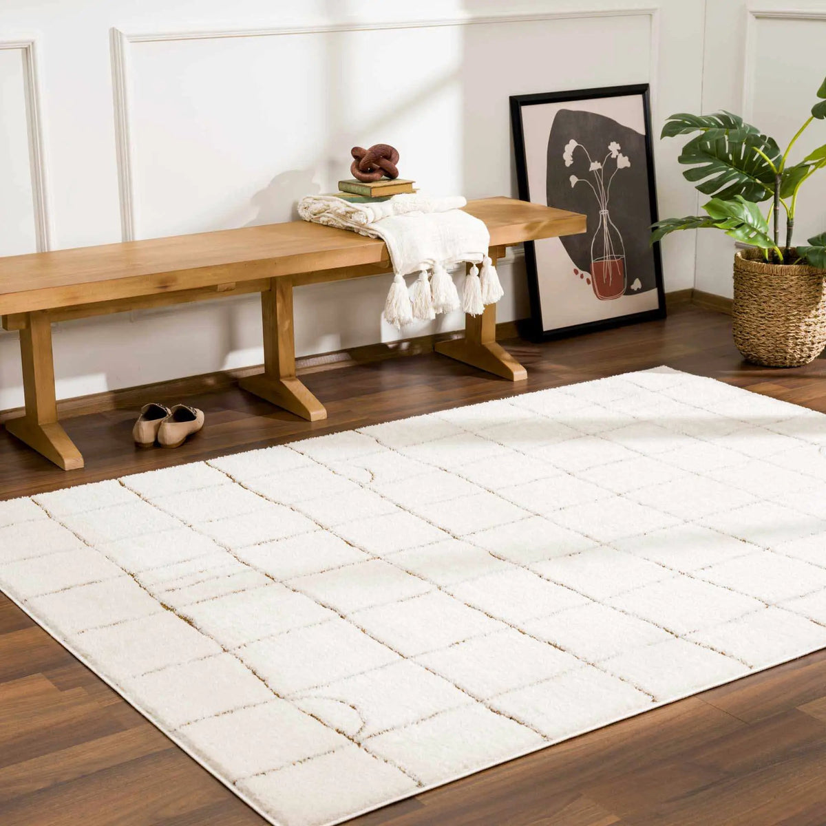 Keanu Area Rug, installed in a room 5