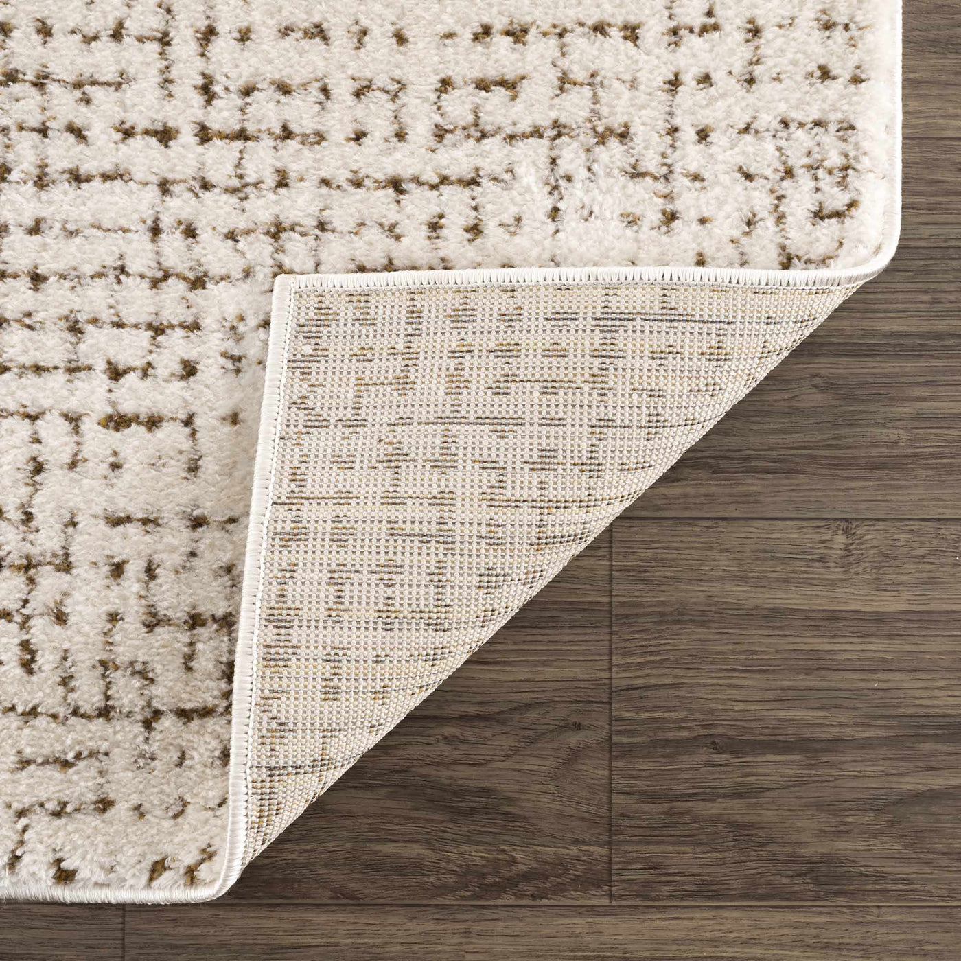 Keita Cream & Brown Area Rug by Boutique Rugs