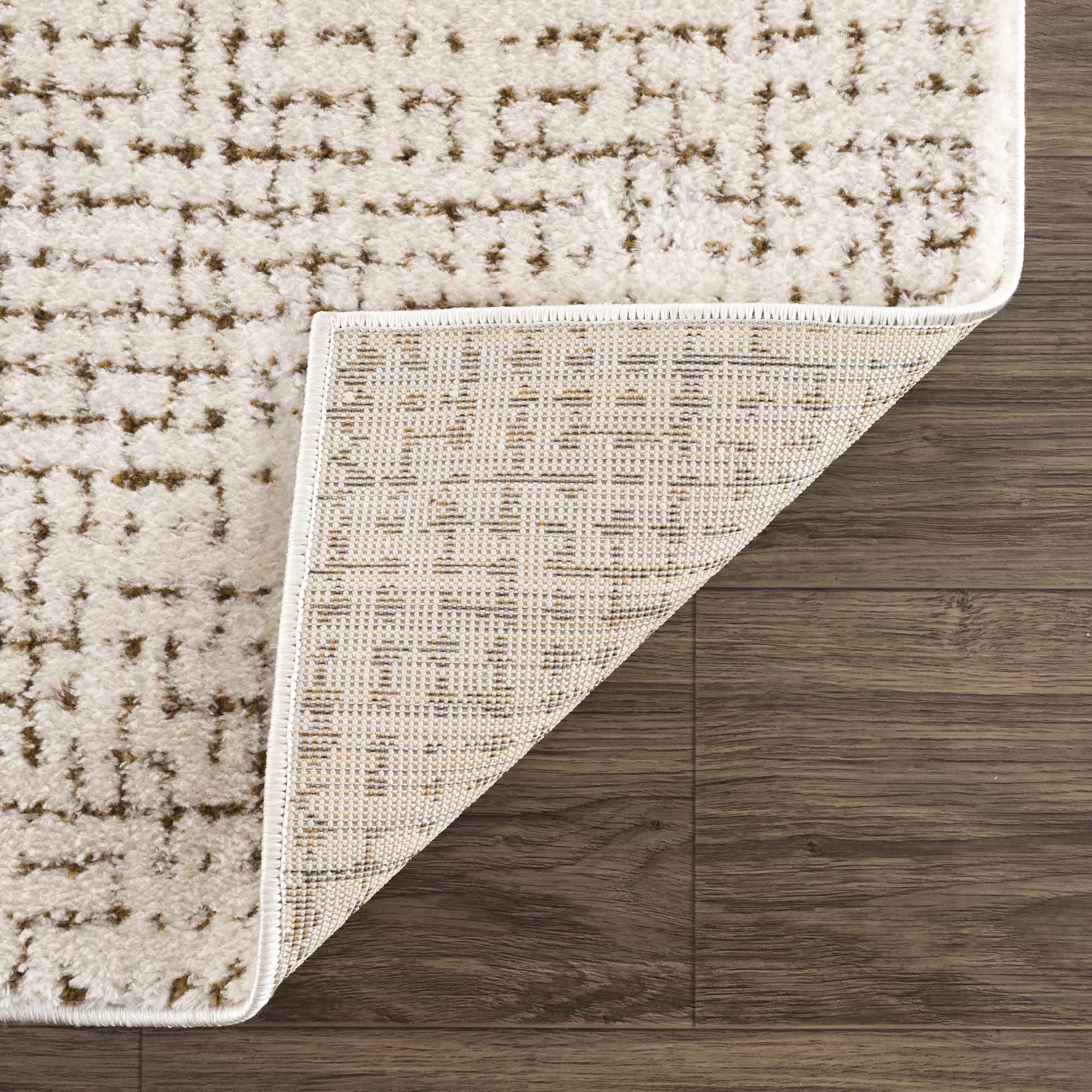 Keita Cream & Brown Area Rug by Boutique Rugs