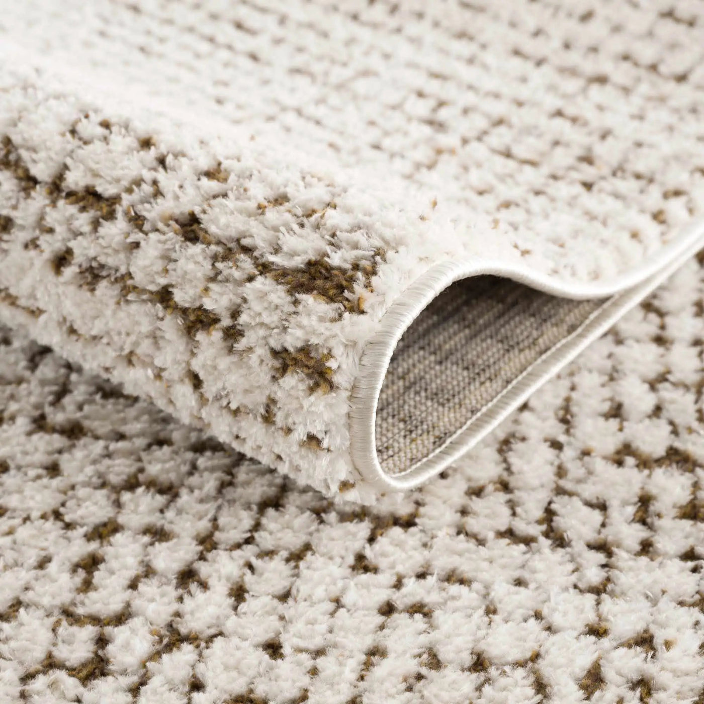 Keita Cream & Brown Area Rug by Boutique Rugs