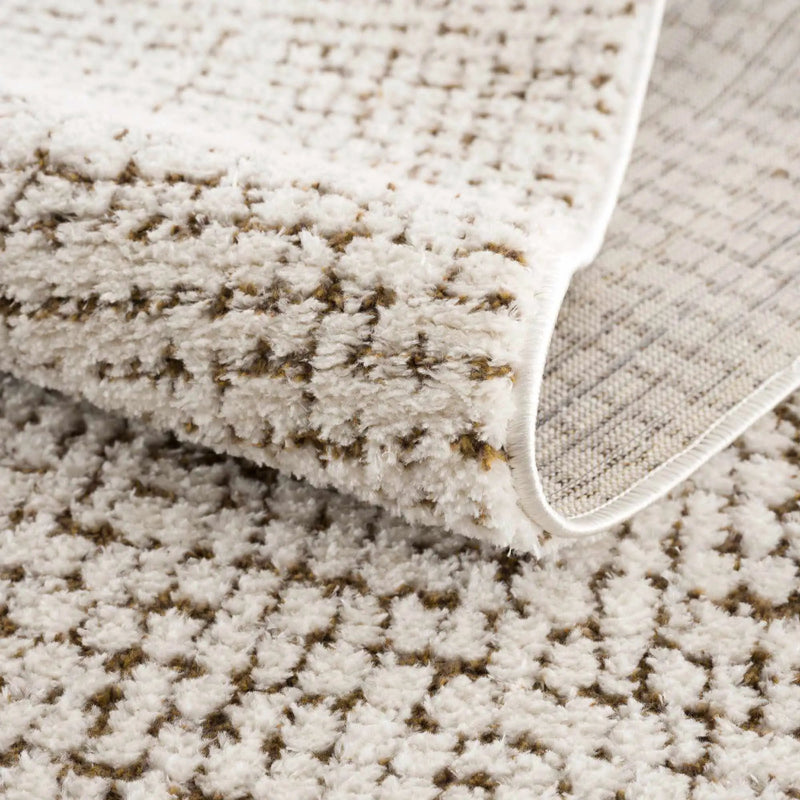 Keita Cream & Brown Area Rug by Boutique Rugs