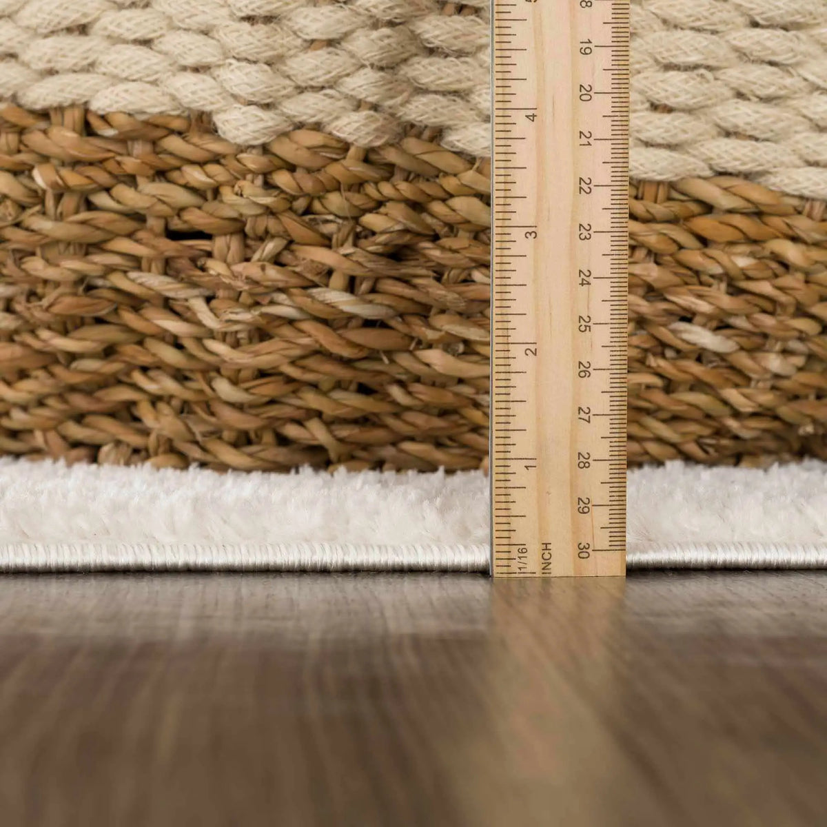 Keone Black & White Thick Rug, photo 13 of 18