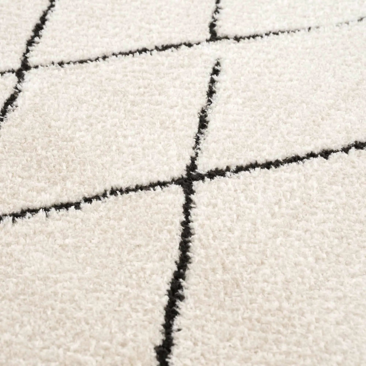 Keone Black & White Thick Rug, photo 15 of 18