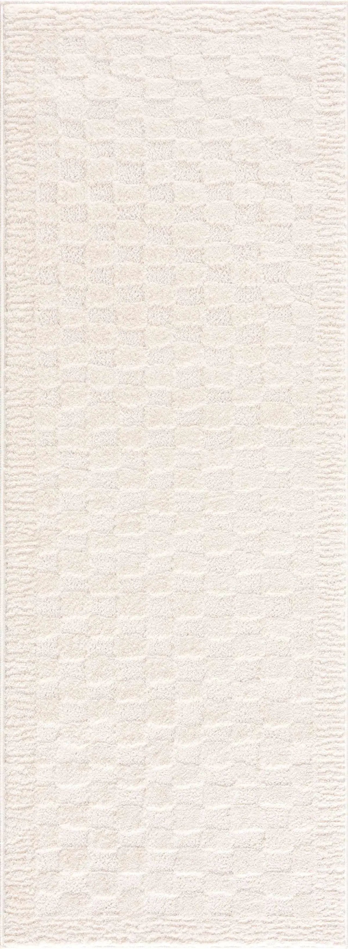 Leryn Ivory Checkered Area Rug, photo 4 of 16