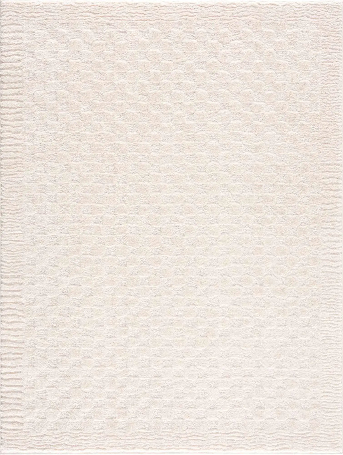 Leryn Ivory Checkered Area Rug, photo 3 of 16