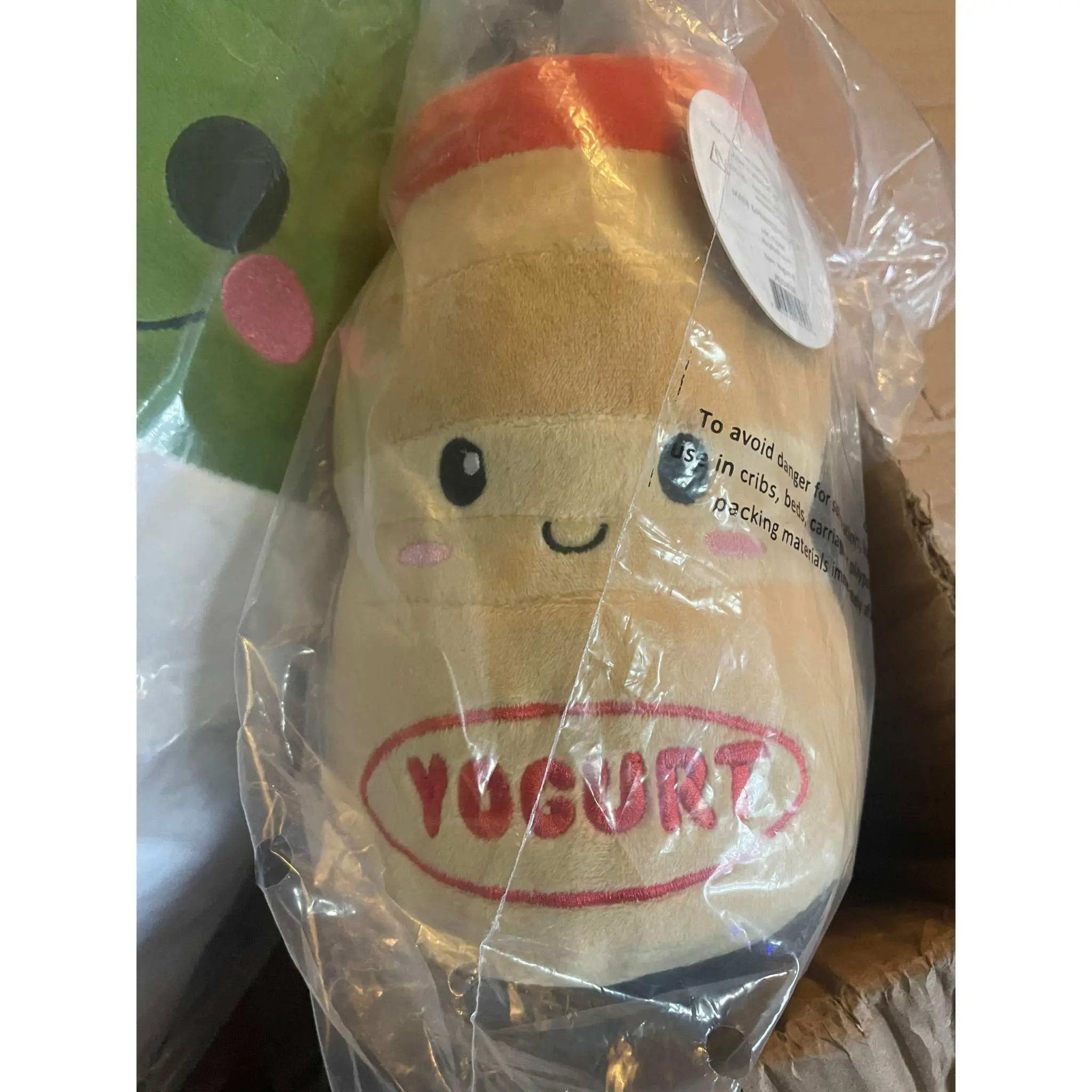 Yogurt Drink Plush 8 Soft Cute Huggable Design by Selzalot