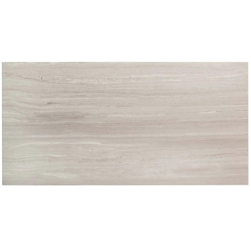 Wooden Grey 4x12 Honed Subway Marble Tile (15 pack, 5 sq ft/case) by Apollo Tile