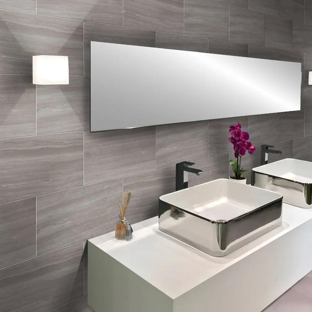 Wooden Grey 4x12 Honed Subway Marble Tile (15 pack, 5 sq ft/case) by Apollo Tile