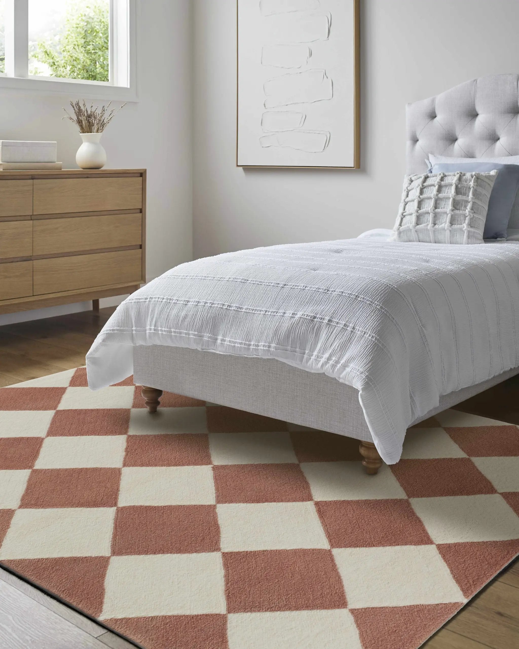 Almeda Diamond Washable Wool Rug by Boutique Rugs