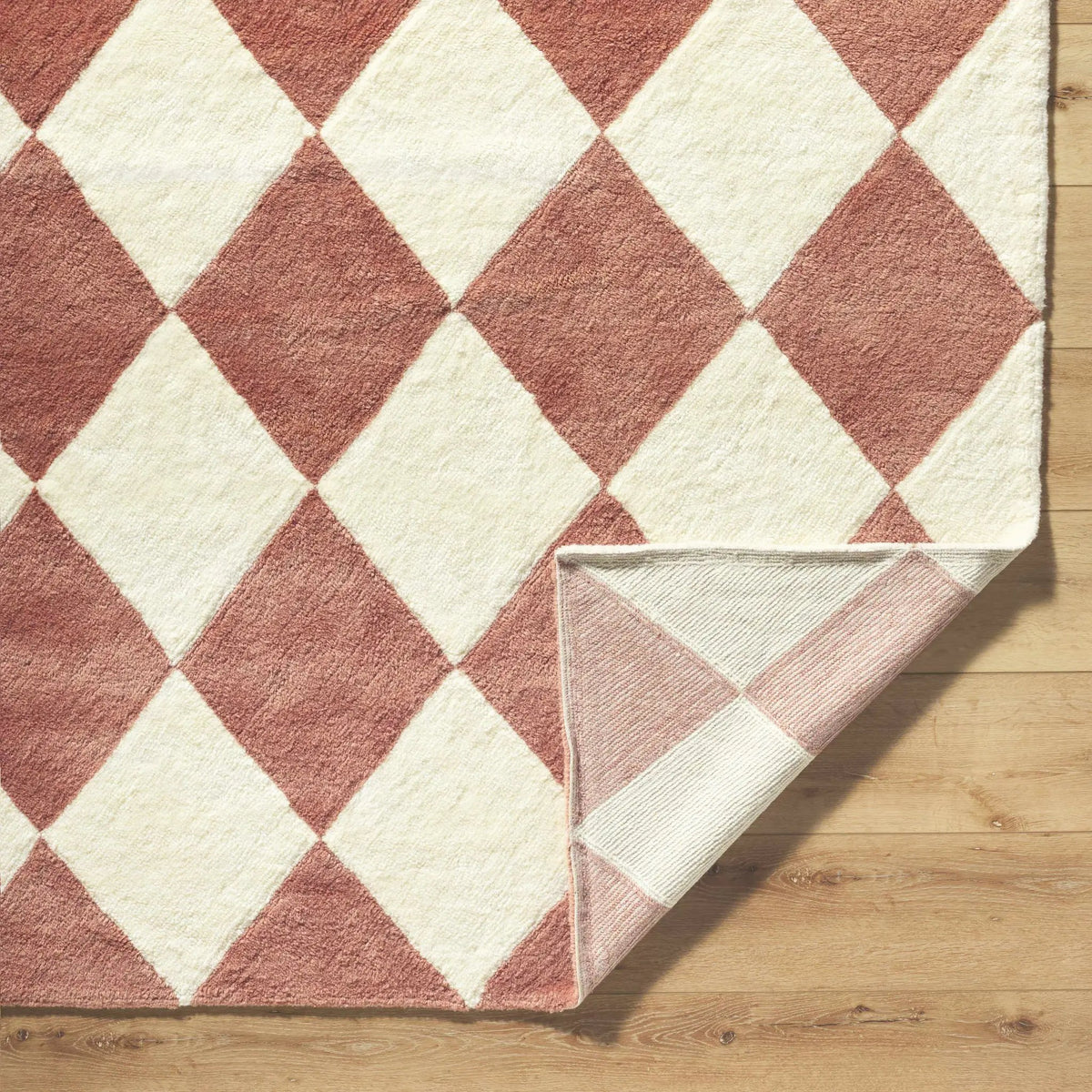 Almeda Diamond Washable Wool Rug, photo 5 of 7
