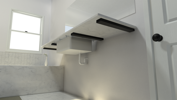 Industrial 1 inch Free Hanging Shelf Bracket®, photo 2 of 18