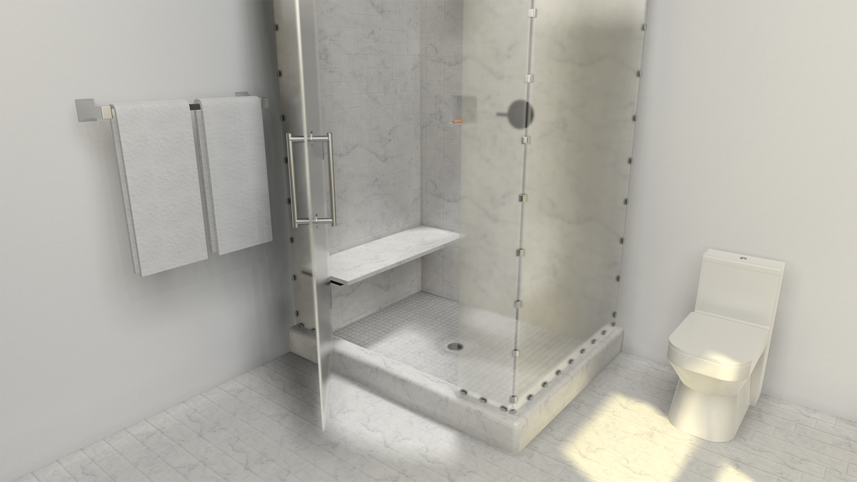 The Original™ Shower Bench Bracket® by The Original Granite Bracket