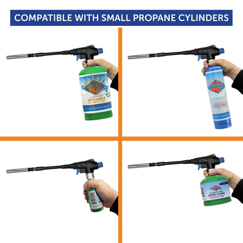 Flame King High Intensity Propane Torch Head with Bendable & Flexible Neck by Flame King Products