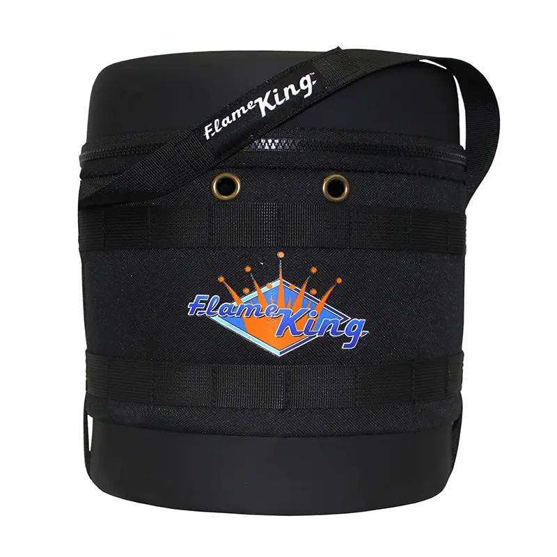 Flame King Propane Gas Hauler for 3lb Propane Tank Insulated Protective Carry Case by Flame King Products