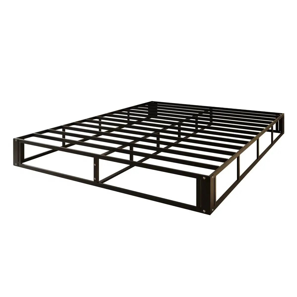 Full size 7.8-inch Metal Frame Box-Spring Foundation for Mattress with Cover by HomePacific